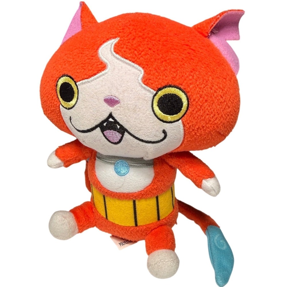 Hasbro Yo-Kai Watch Jibanyan Plush Stuffed Animal Orange Cat Toy 6" Small